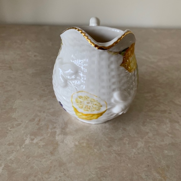 Grace Teaware Lemon Butterfly Bees Creamer & Sugar Bowl Set - Picture 3 of 9
